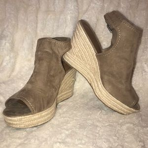 Suede Wedges